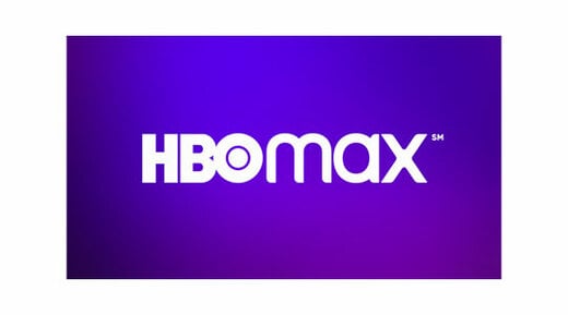 HBO Max logo on purple background