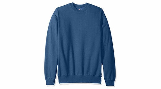 Hanes EcoSmart Sweatshirt in blue